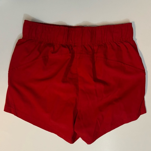 XS Red Athletic Shorts - Picture 2 of 4